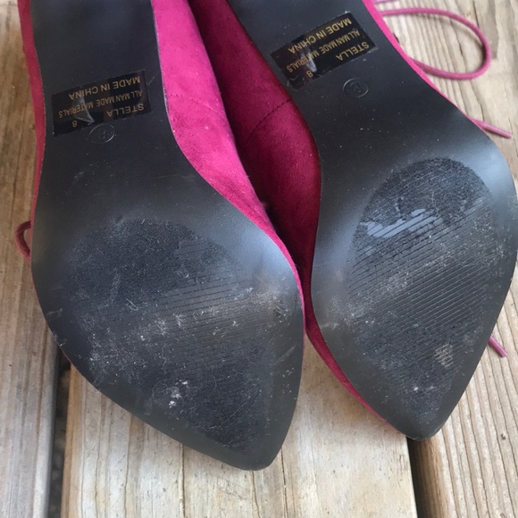 Charlotte Russe Stella Zip Back Heels Women size 8 🥳 Host Pick 🥳 - Picture 5 of 16